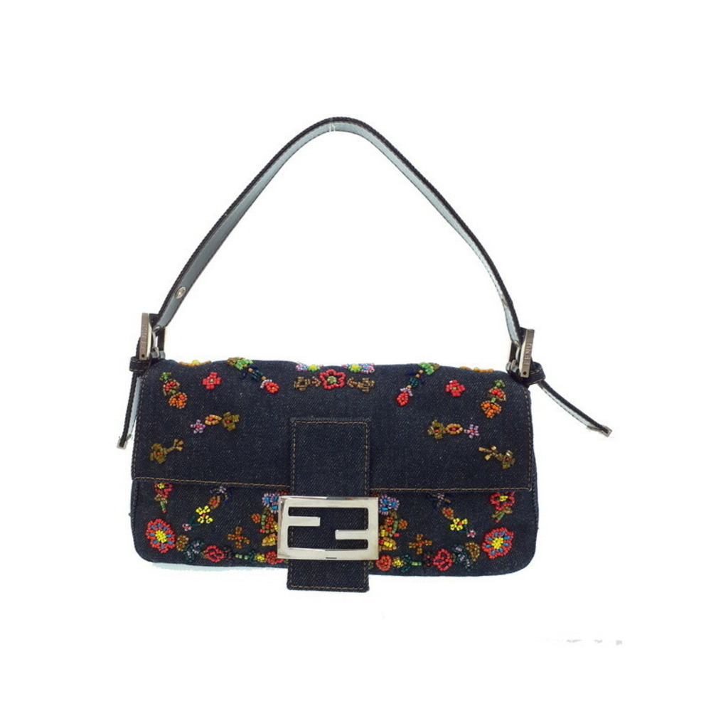 Fendi Beaded Mamma Bucket Semi Shoulder Bag